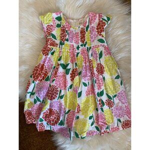 Mini Boden Floral Cotton Dress